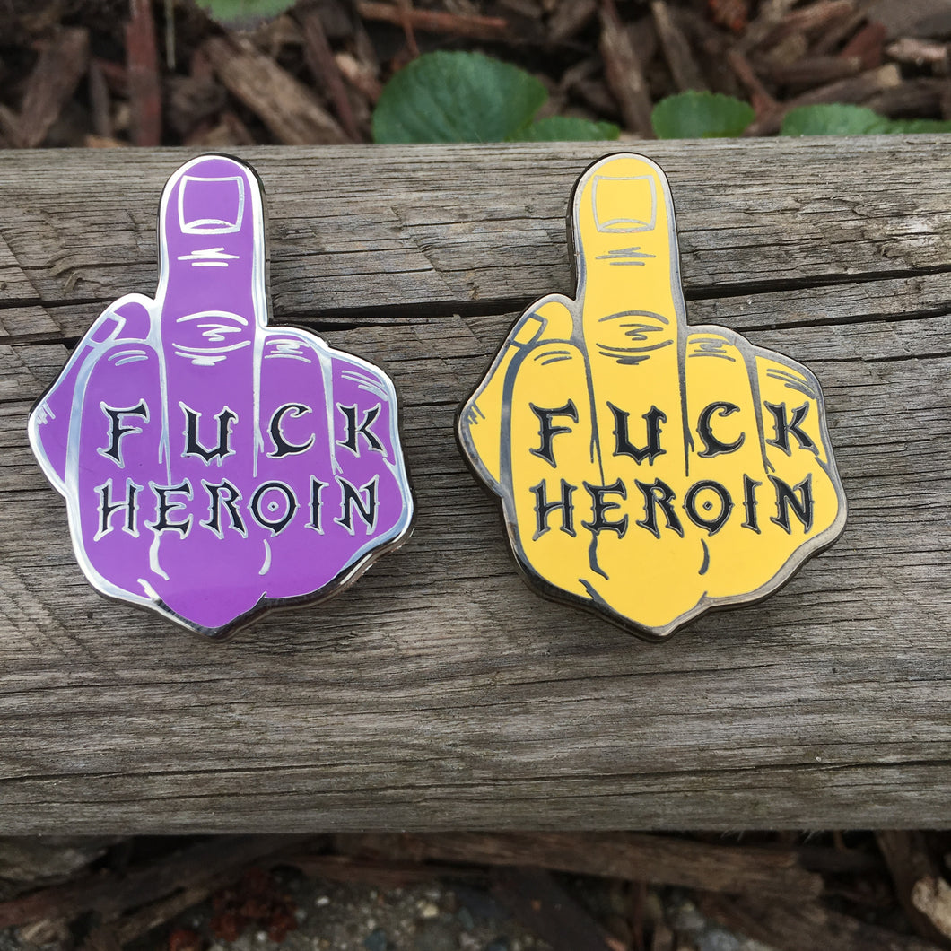 Fuck Heroin Pin